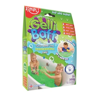 Abbildung von Bad Pulver mit Lösungsmittel von Gelli Baff, Grün, 300 g