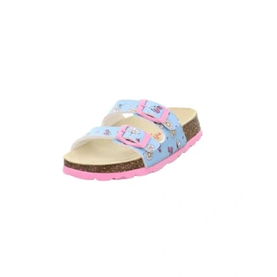 Abbildung von Superfit Mädchen Fussbettpantoffel Hausschuh, Hellblau Mehrfarbig 8400, 40 EU