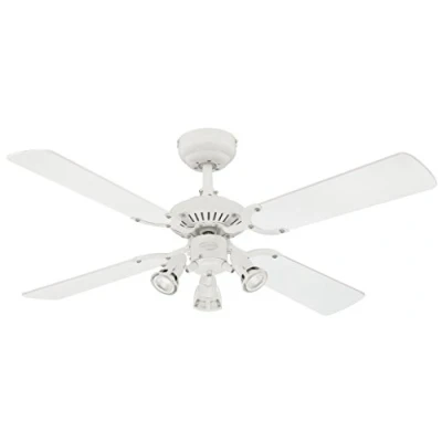 Abbildung von Westinghouse Lighting Deckenventilator Princess Euro weiss 7211340 (ohne Glühbirnen) 105 cm Durchmesser