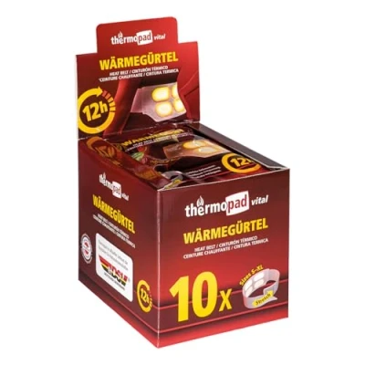 Abbildung von THERMOPAD Wärmegürtel GR. S XL (Stretch/Klett) DAS ORIGINAL: 10x für 12 Stunden Wärme I Sofort einsatzbereiter Wärmegurt mit extra warmen Wärmezellen Einweg Nierenwärmer/Rückenwärmer