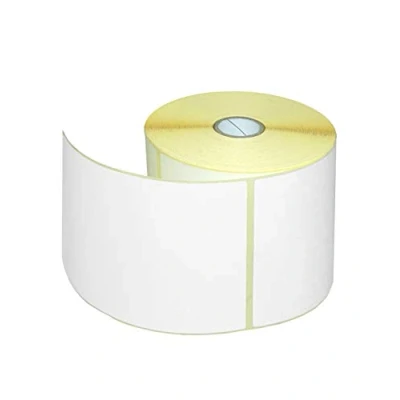 Abbildung von Netuno 1 Rolle Thermo Etiketten Weiß 10 x 15 cm 500 Stück Versandetiketten auf mit Perforation permanent haftend selbstklebende für Thermodrucker Logistik Lager Papieretiketten