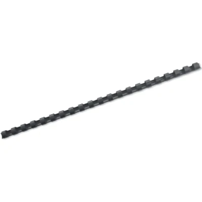 Abbildung von GBC Kunststoff Binderücken 21 Ringe 95 Blatt A4 12 mm 100 Stück schwarz