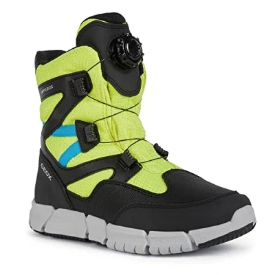 Abbildung von Geox Jungen J Flexyper Boy B Abx Stiefeletten,Fluo Yellow Black,37 EU