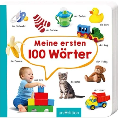 Abbildung von Meine ersten 100 Wörter: Foto Wörterbuch Mit stabilen Pappeseiten, fördert die Sprachentwicklung für Kinder ab 12 Monaten