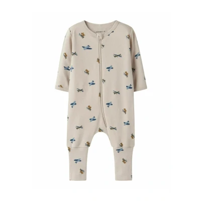 Abbildung von Name it Flugzeug Jumpsuit für Kinder, Größe: 50, Peyote