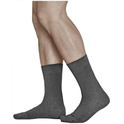 Abbildung von vitsocks Herren Wollsocken MERINO WOLLE Business Socken (3 PAAR) Winter Herrensocken Wool Socks, Grau, 39 41