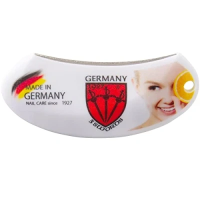 Abbildung von DREI SCHWERTER Saphirnagelfeile Taschenfeile Nagelfeile Rillenfeile Made in Germany NEU