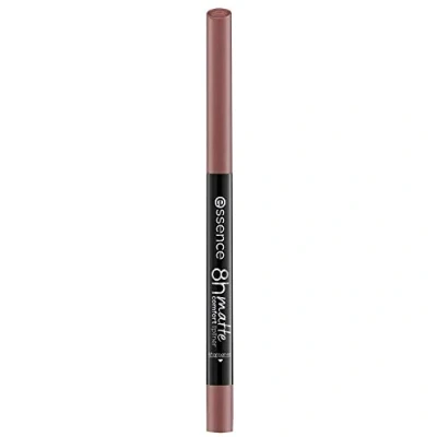 Abbildung von essence 8h matte comfort lipliner, Lip Pencil, Lippenkonturenstift, Nr. 02 Silky Hazelnut, nude, sofortiges Ergebnis, langanhaltend, matt, vegan, wasserfest, Mikroplastik Partikel frei (0,3g)