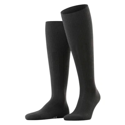 Abbildung von Falke Lhasa Kniestrümpfe black, Herren, Größe: 39 42, Black