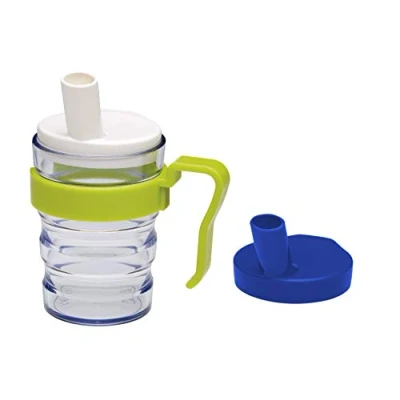 Abbildung von First Aid Only Schnabelbecher, 2 Aufsätze Für Flüssigkeiten Und Brei, Abnehmbarer Griff, Mikrowellengeeignet, 200 Ml, P 10013