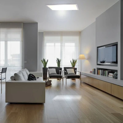 Abbildung von näve LED Deckenleuchte »Sorriso«, 1 flammig, Leuchtmittel Board fest integriert, Aufbaupanel 30x60cm &quot;Sorriso&quot;, inkl. 96 LED&#039;s total 18W 4000K; 1600lm