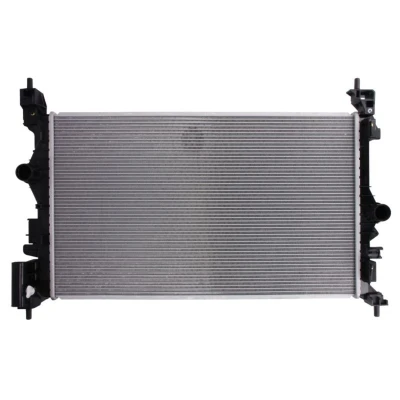 Abbildung von NRF 59272 Kühler, Motorkühlung 620 369 16 Kühlrippen gelötet OPEL: Corsa E Hatchback