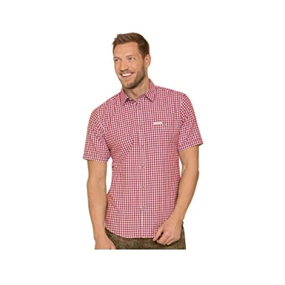 Abbildung von Stockerpoint Herren Renko3 Trachtenhemd, rot, 3XL