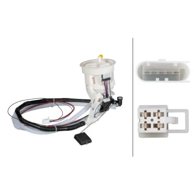 Abbildung von HELLA 8TF 358 146 421 Kraftstoff Fördereinheit ohne Dichtung, mit Tankgeber Druckregler elektrisch MERCEDES BENZ: CLS Coupe
