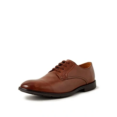 Abbildung von Clarks Herren Ronnie Walk Derbys, Braun British Tan Leather, 45 EU