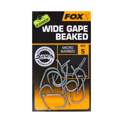 Abbildung von Fox Edges Wide Gape Beaked Hakengröße 5 Mikrowiderhaken Karpfenhaken