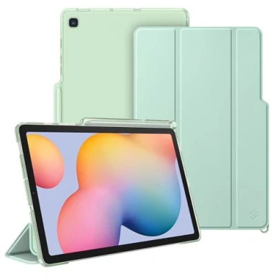 Abbildung von Fintie Hülle für Samsung Galaxy Tab S6 Lite 10,4 Zoll 2024/2022/2020 Tablet Slim Schutzhülle mit Transparenter Rückseite Cover und Auto Schlaf/Wach Funktion, Mint