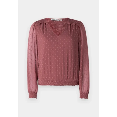 Abbildung von ONLY Onlelmira LIFE NEW Dobby Bluse, Damen, Größe: Small, Rose brown
