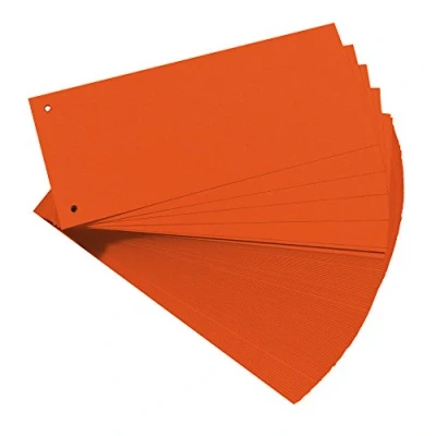 Abbildung von Herlitz 10843647 Trennstreifen, 100 er Packung, Orange