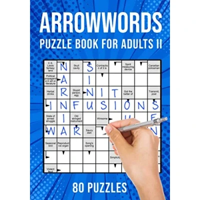 Abbildung von Arrow Word Puzzle Books for Adults: Arrowword Crossword Activity Puzzles Book II 80 (UK Version)