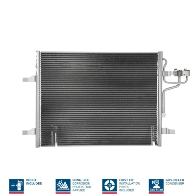 Abbildung von NISSENS 940114 Klimakondensator mit Trockner Aluminium 685 R 134a HONDA: ACCORD 8 Kombi
