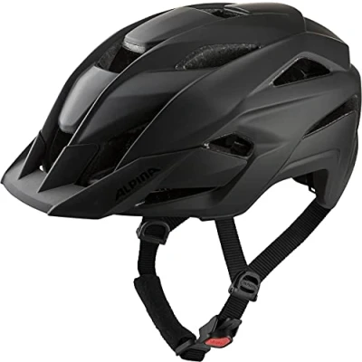 Abbildung von ALPINA KAMLOOP Individuell Anpassbarer, Leichter &amp; Sicherer Fullface Fahrradhelm mit Kinnbügel, für Erwachsene, Black matt, L (60 64 cm)
