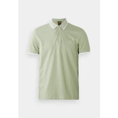 Abbildung von BOSS Passertip Poloshirt, Herren, Größe: XXL, Open green