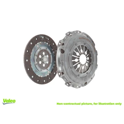 Abbildung von VALEO KIT2P 826524 Kupplungssatz mit Kupplungsdruckplatte, ohne Zentralausrücker Kupplungsscheibe 200 RENAULT: CLIO 3, Modus / Grand