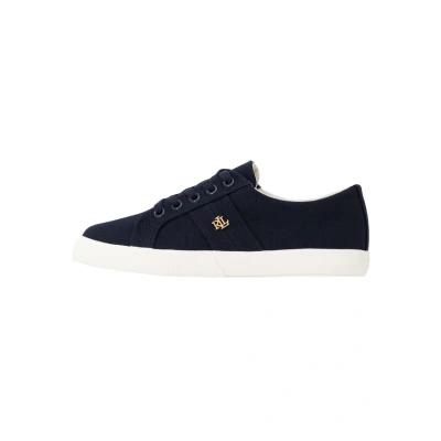 Abbildung von Lauren Ralph Janson II Canvas Sneaker low, Damen, Größe: 41, Navy Schuhe