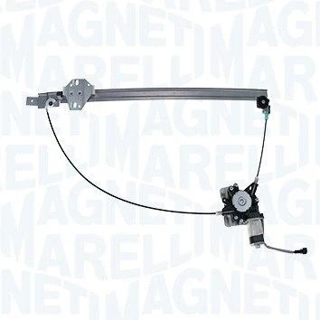 Abbildung von Magneti Marelli Fensterheber vorne rechts elektrisch mit Elektromotor 350103408000 VOLKSWAGEN: Transporter 4 Bus,