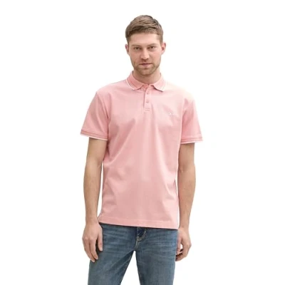 Abbildung von TOM Tailor MIT Stretch Poloshirt, Herren, Größe: Large, Hazy coral two tone
