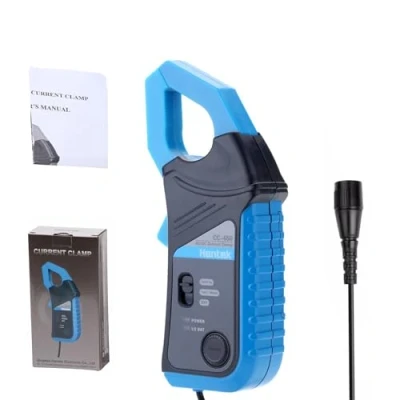 Abbildung von Hantek CC650 AC/DC Stromklemme 400 Hz Bandbreite, 1 mV / 10 mA, 650 A Autooszilloskope und DMMs, BNC Stecker