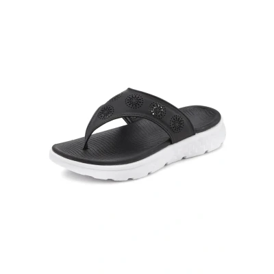Abbildung von Vivance Zehentrenner Badesandale, Damen, Größe: 40, Schwarz Schuhe