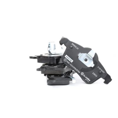 Abbildung von BREMBO P 59 045X Bremsbelagsatz mit akustischer Verschleißwarnung ohne Zubehör OPEL: Meriva B, Zafira A, B