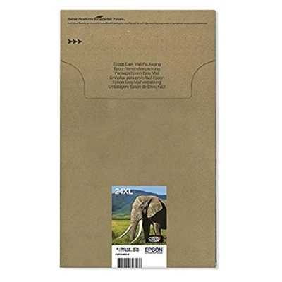 Abbildung von Epson Original 24XL Tinte Elefant (XP 750, XP 850, 950, 55, 760, 860, 960, 970), Multipack 6 farbig