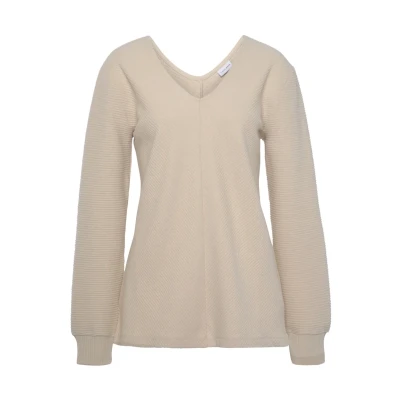 Abbildung von s.Oliver Sweatshirt, Damen, Größe: 32/34, Creme