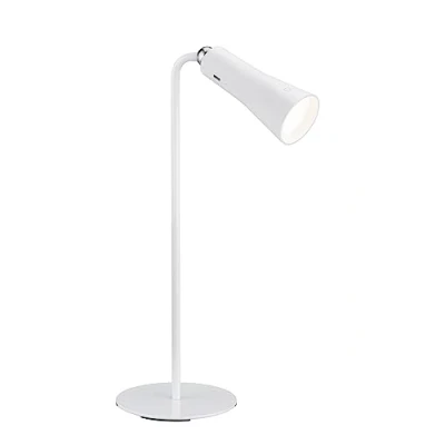Abbildung von Reality Leuchten LED Tischleuchte Maxi R52121131, Metall Weiß matt, inkl. 2 Watt LED, Akku, Dimmer
