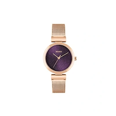 Abbildung von HUGO Uhr Rose goldcoloured, Damen, Größe: One Size, gold coloured