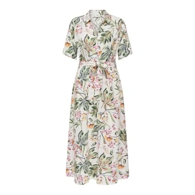 Abbildung von JDY Jdystarsezen LIFE MIDI Dress Freizeitkleid, Damen, Größe: Large, Cloud dancer