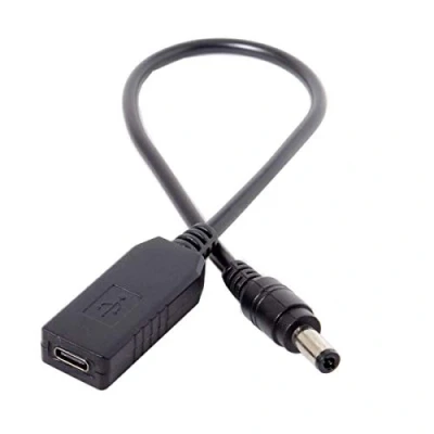 Abbildung von chenyang CY USB C auf DC 20V 5.5x2.5mm 5.5x2.1mm Power Plug PD 65W Emulator Trigger Ladekabel für Laptop