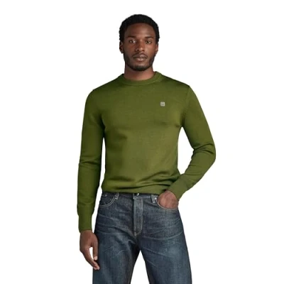 Abbildung von G Star Premium CORE Strickpullover, Herren, Größe: XL, Olive