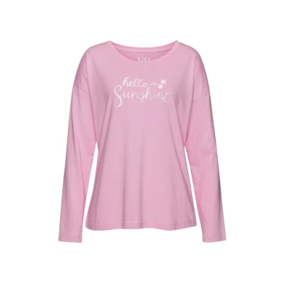 Abbildung von Vivance Nachtwäsche Shirt, Damen, Größe: 36/38, Fuchsia