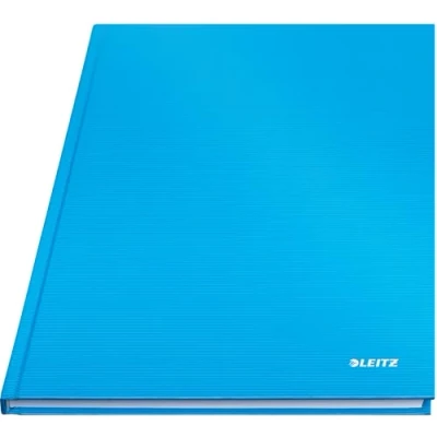 Abbildung von Leitz A4 Notizbuch, 80 Blatt, Hardcover, Linierte Seiten, Solid, Hellblau, 46650030