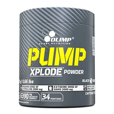Abbildung von Olimp Sport Nutrition Pump Xplode Powder, Fruit Punch, 300 g, Pre Workout Booster