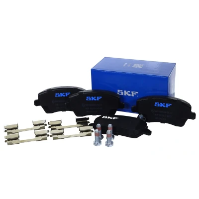 Abbildung von SKF VKBP 80128 A Bremsbelagsatz mit akustischer Verschleißwarnung Zubehör SUZUKI: SWIFT 3, Splash, NISSAN: MICRA 4