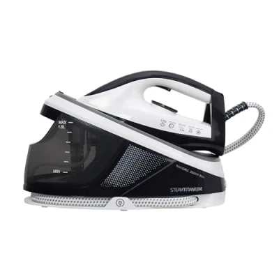 Abbildung von Silva Homeline DBS 580 Dampfbügeleisen, 2600 Watt, 1,5l Wassertank, Keramik Sohle, Automatische Dampfanpassung, Anti Tropf /Anti Kalk Funktion, ECO Schalter, Selbstreinigung, Autom. Abschaltung, 8 bar