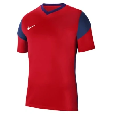 Abbildung von Nike Mens Park Derby III Shirt, University Red/Midnight Navy/White, XL