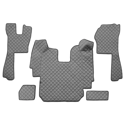 Abbildung von F CORE FL03 GRAY Fußmattensatz Eco Leder 5 grau