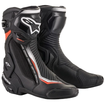 Abbildung von Alpinestars Smx Plus V2 Boots Black/White/Fluo Red