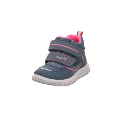 Abbildung von Superfit Jungen Mädchen SPORT7 Mini Lauflernschuh, BLAU/PINK 8010, 20 EU Schmal
